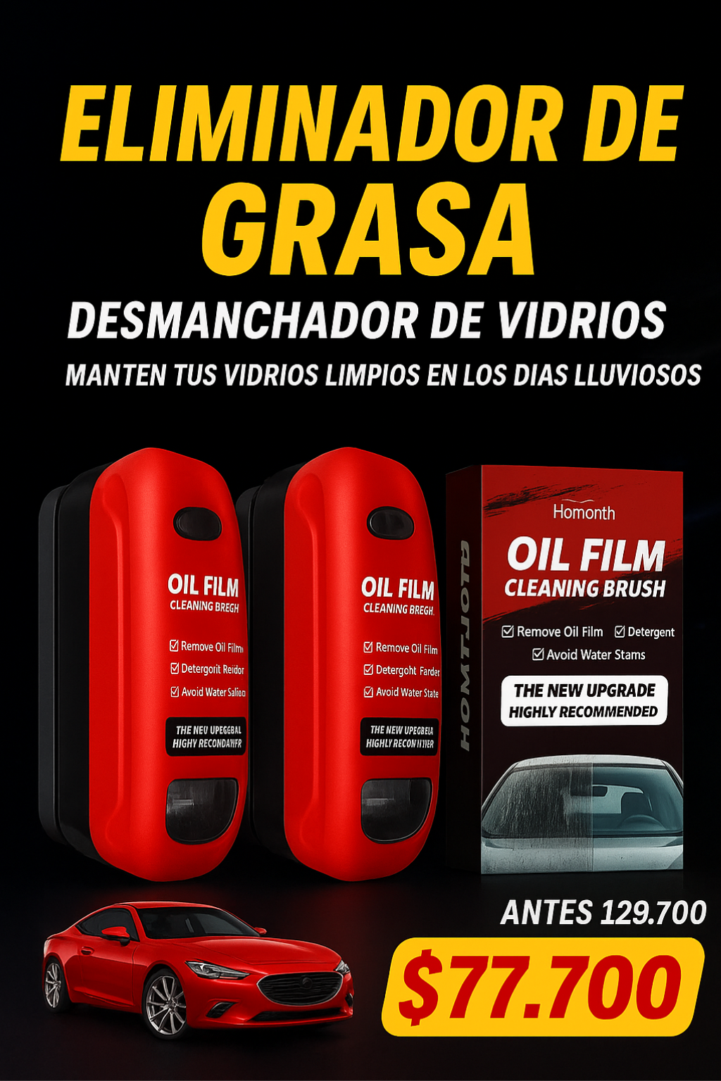 ACEITE LIMPIADOR DE VIDRIO